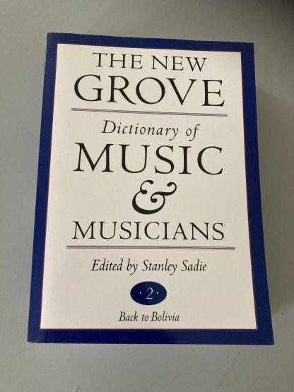The New Grove Dictionary of Music & Musicians (Volumes 1 to 20). - Image 2