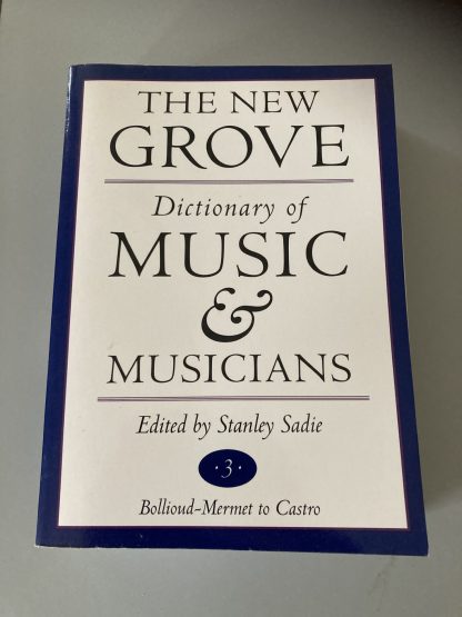 The New Grove Dictionary of Music & Musicians (Volumes 1 to 20). - Image 3