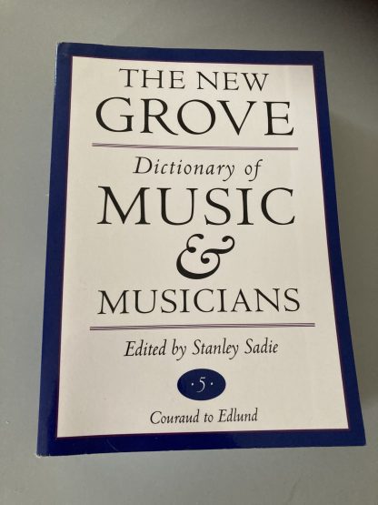 The New Grove Dictionary of Music & Musicians (Volumes 1 to 20). - Image 5