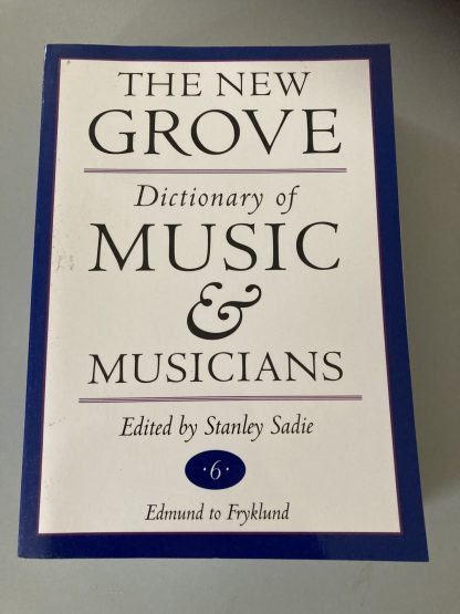 The New Grove Dictionary of Music & Musicians (Volumes 1 to 20). - Image 18