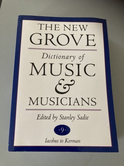 The New Grove Dictionary of Music & Musicians (Volumes 1 to 20). - Image 6