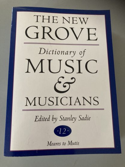 The New Grove Dictionary of Music & Musicians (Volumes 1 to 20). - Image 9