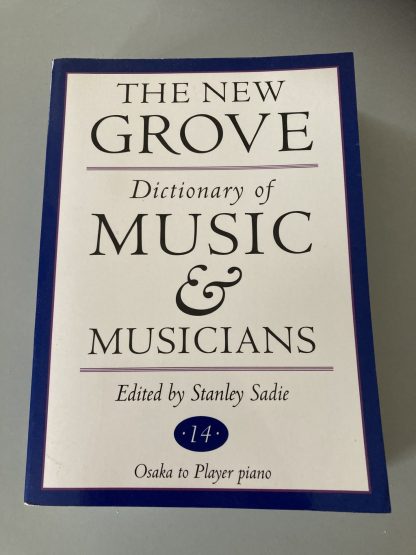 The New Grove Dictionary of Music & Musicians (Volumes 1 to 20). - Image 11