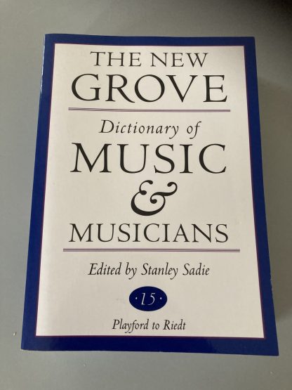 The New Grove Dictionary of Music & Musicians (Volumes 1 to 20). - Image 12
