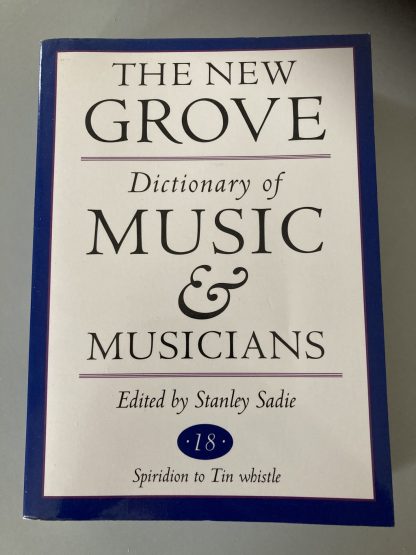 The New Grove Dictionary of Music & Musicians (Volumes 1 to 20). - Image 15